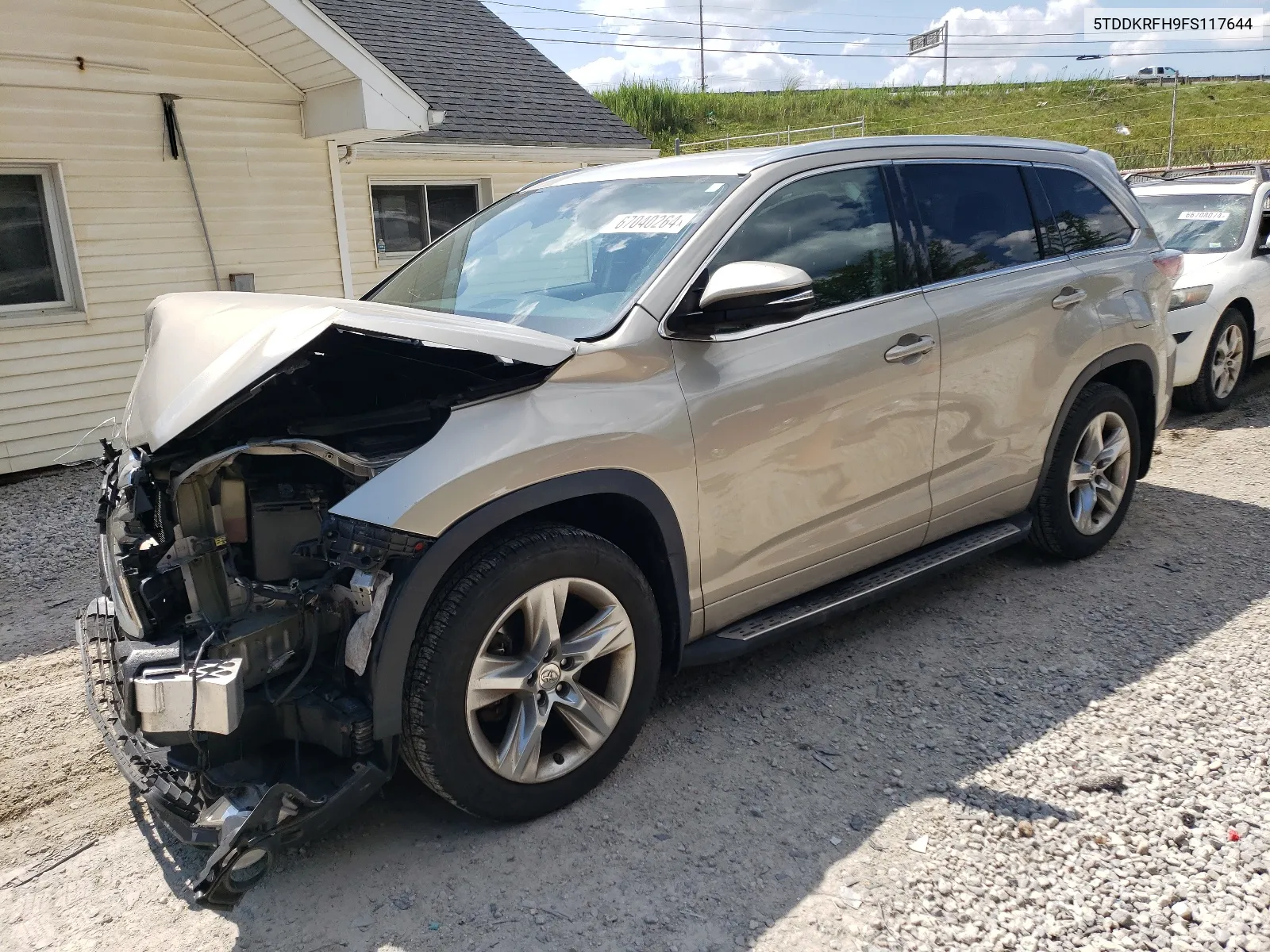 5TDDKRFH9FS117644 2015 Toyota Highlander Limited