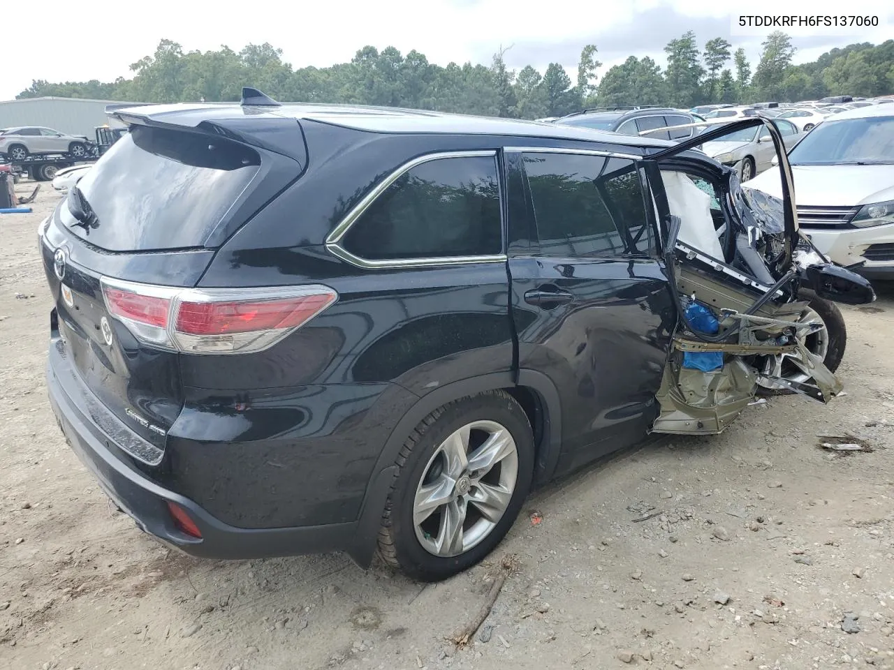 5TDDKRFH6FS137060 2015 Toyota Highlander Limited