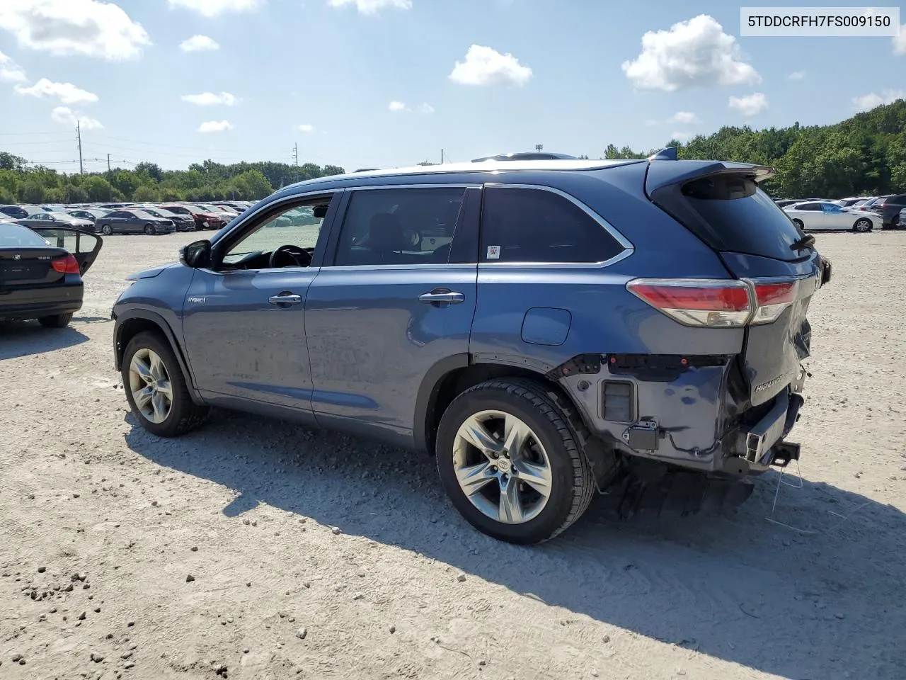 2015 Toyota Highlander Hybrid Limited VIN: 5TDDCRFH7FS009150 Lot: 67908094