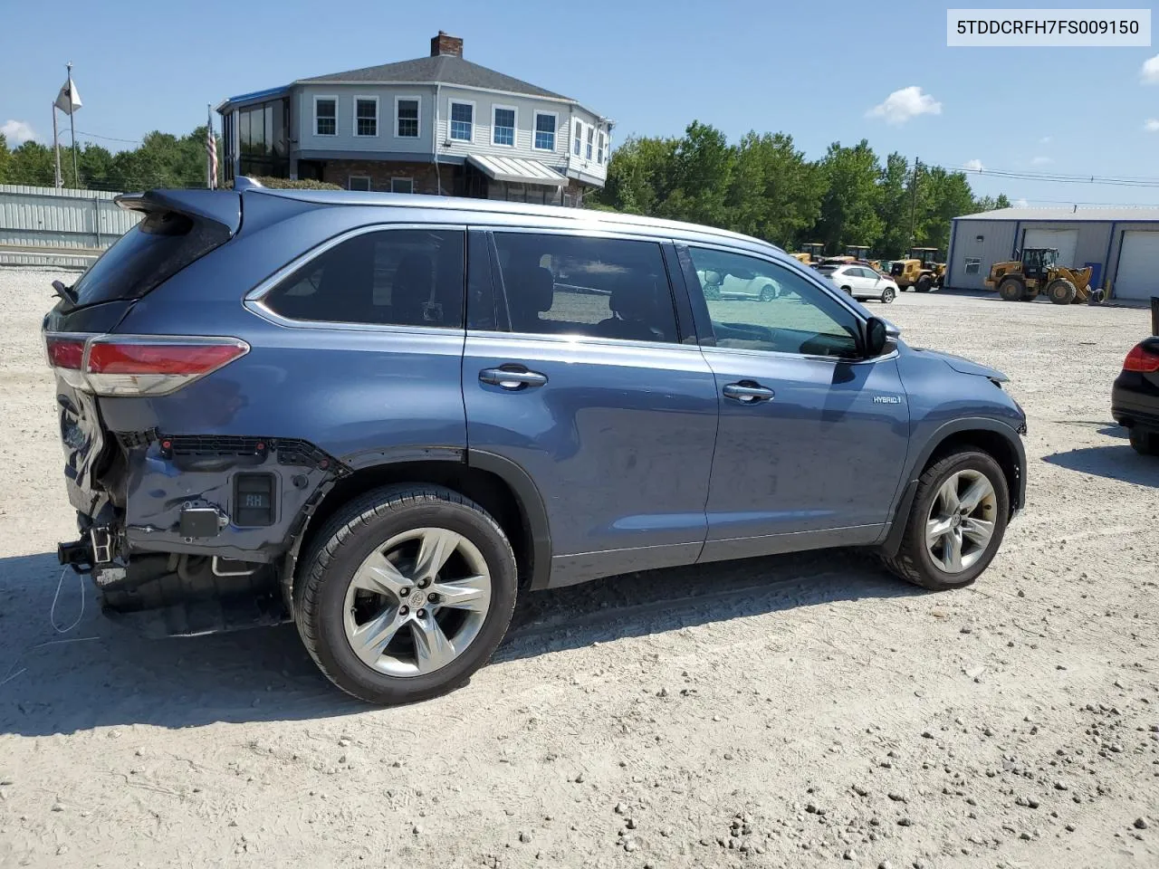 2015 Toyota Highlander Hybrid Limited VIN: 5TDDCRFH7FS009150 Lot: 67908094