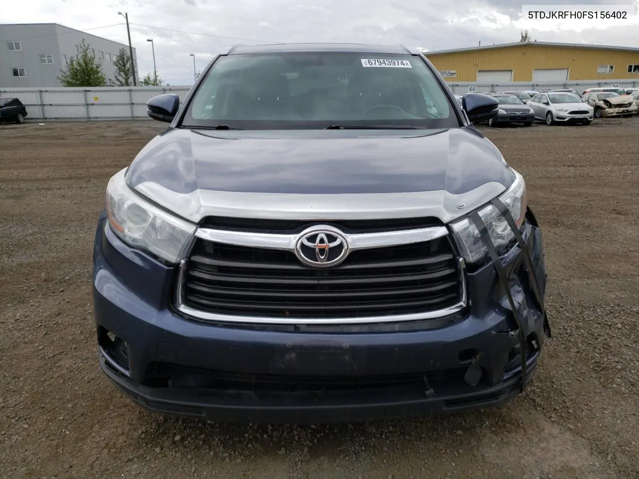 5TDJKRFH0FS156402 2015 Toyota Highlander Xle