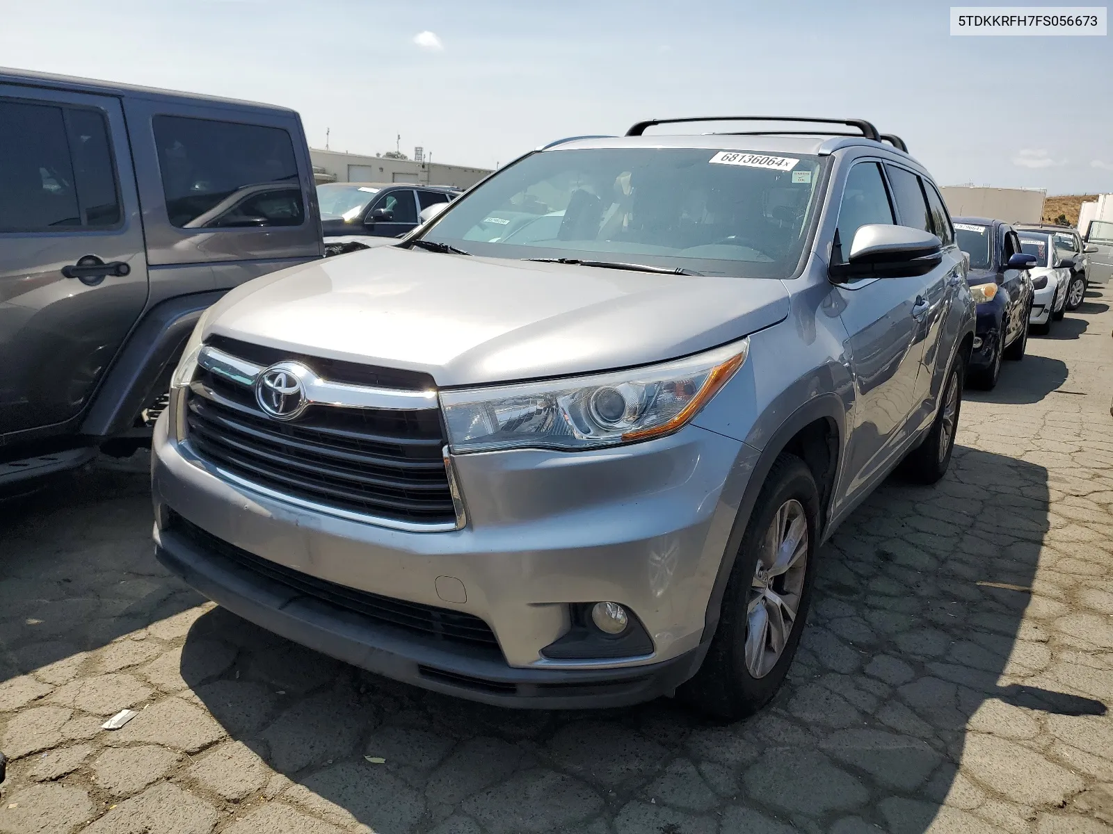 5TDKKRFH7FS056673 2015 Toyota Highlander Xle