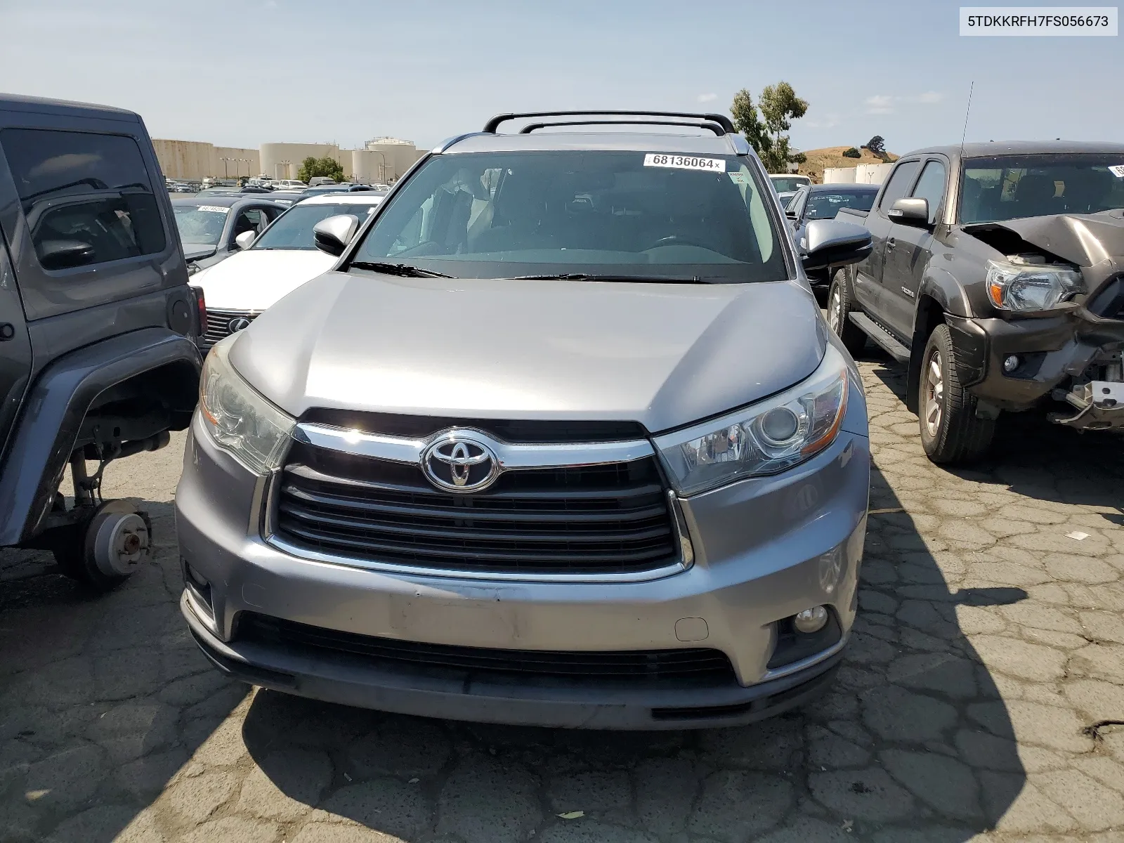 5TDKKRFH7FS056673 2015 Toyota Highlander Xle