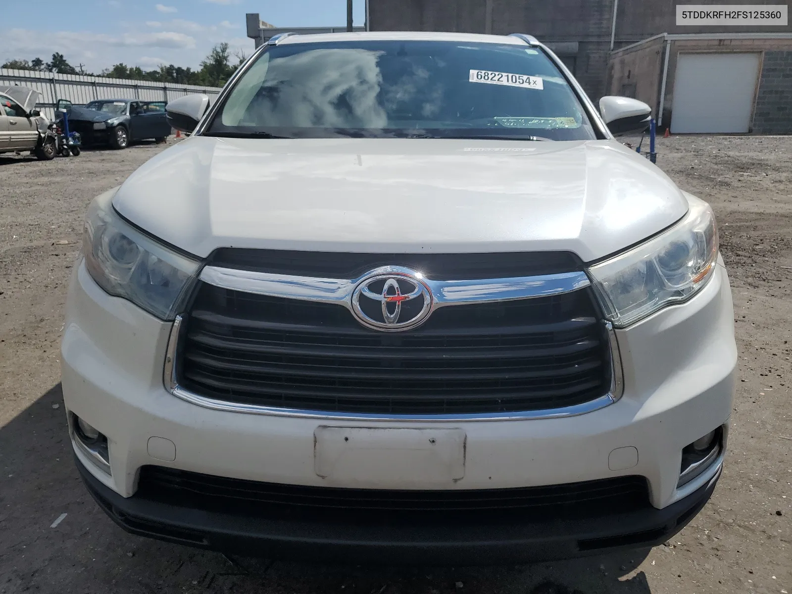 2015 Toyota Highlander Limited VIN: 5TDDKRFH2FS125360 Lot: 68221054