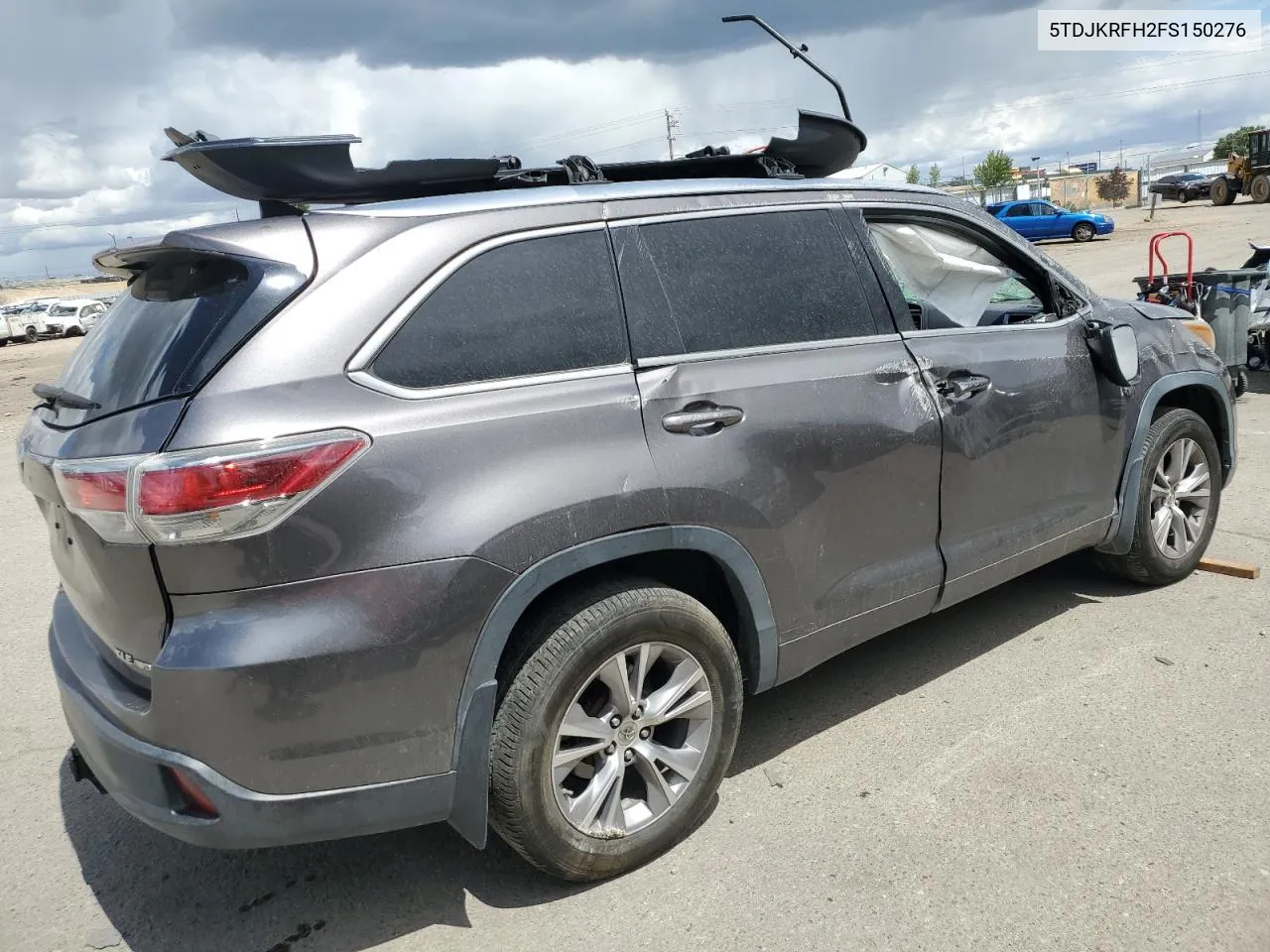 5TDJKRFH2FS150276 2015 Toyota Highlander Xle