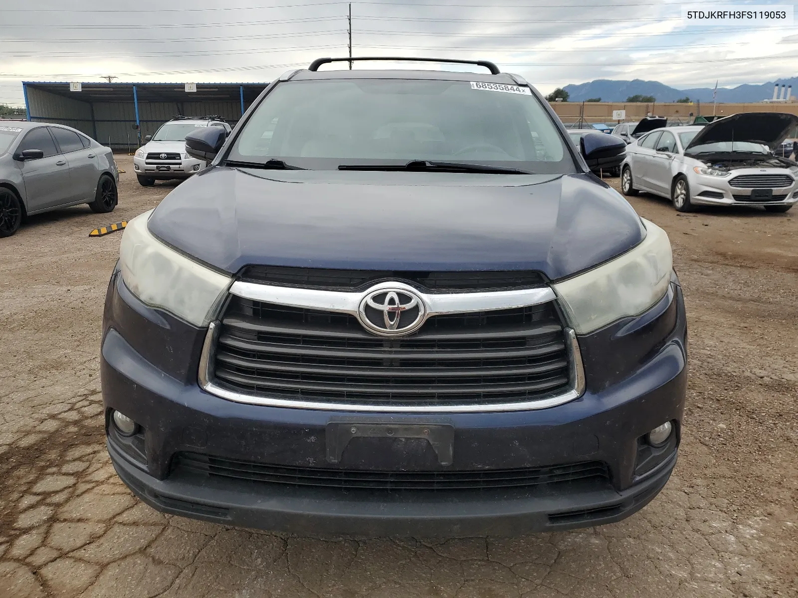 5TDJKRFH3FS119053 2015 Toyota Highlander Xle