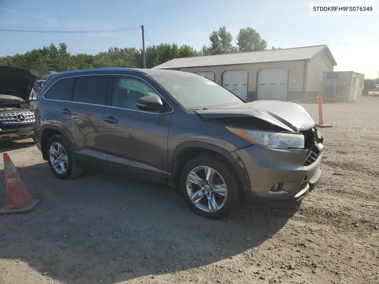 5TDDKRFH9FS076349 2015 Toyota Highlander Limited