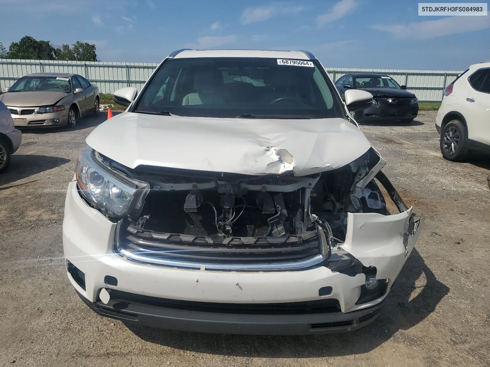 5TDJKRFH3FS084983 2015 Toyota Highlander Xle