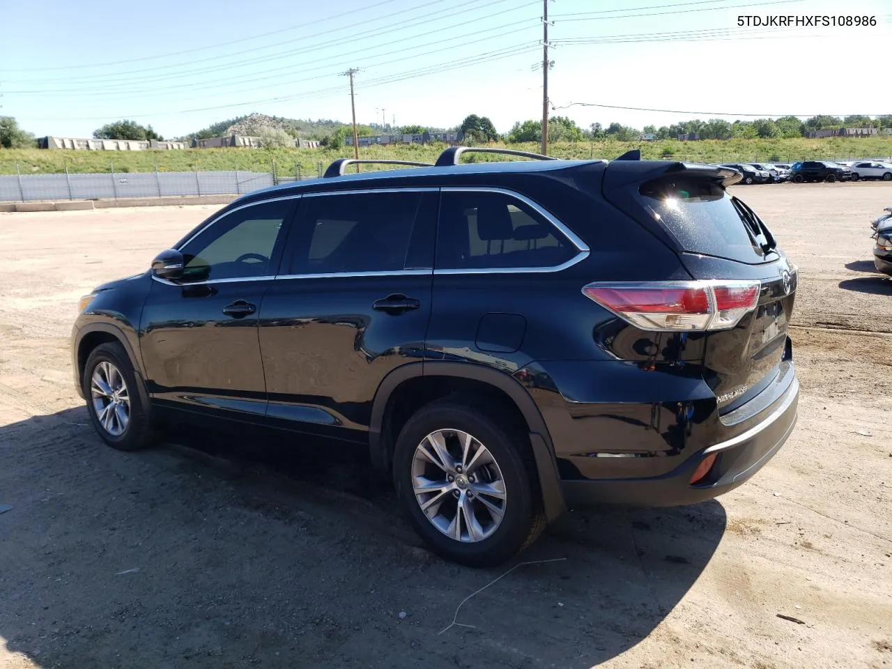 5TDJKRFHXFS108986 2015 Toyota Highlander Xle