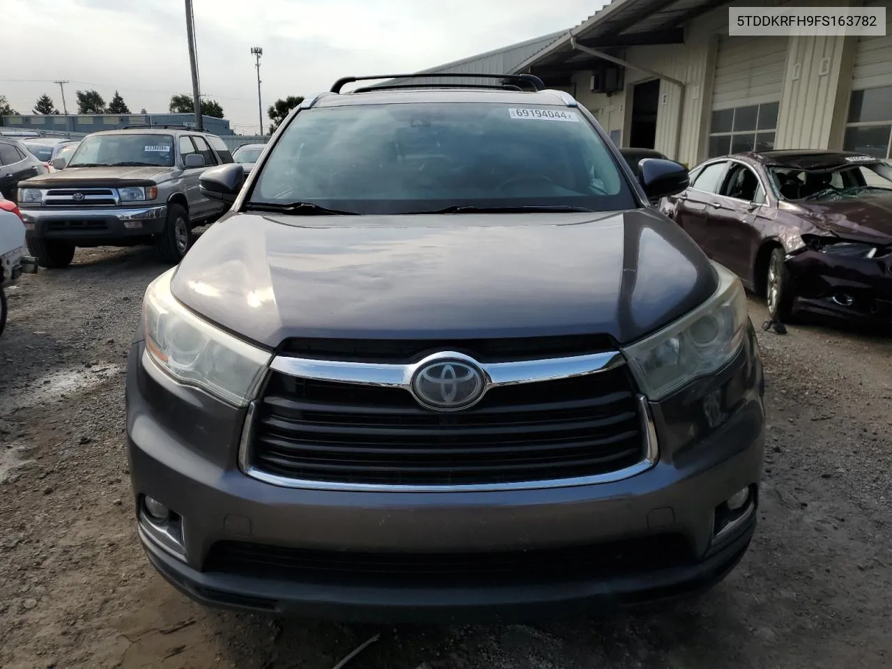 5TDDKRFH9FS163782 2015 Toyota Highlander Limited