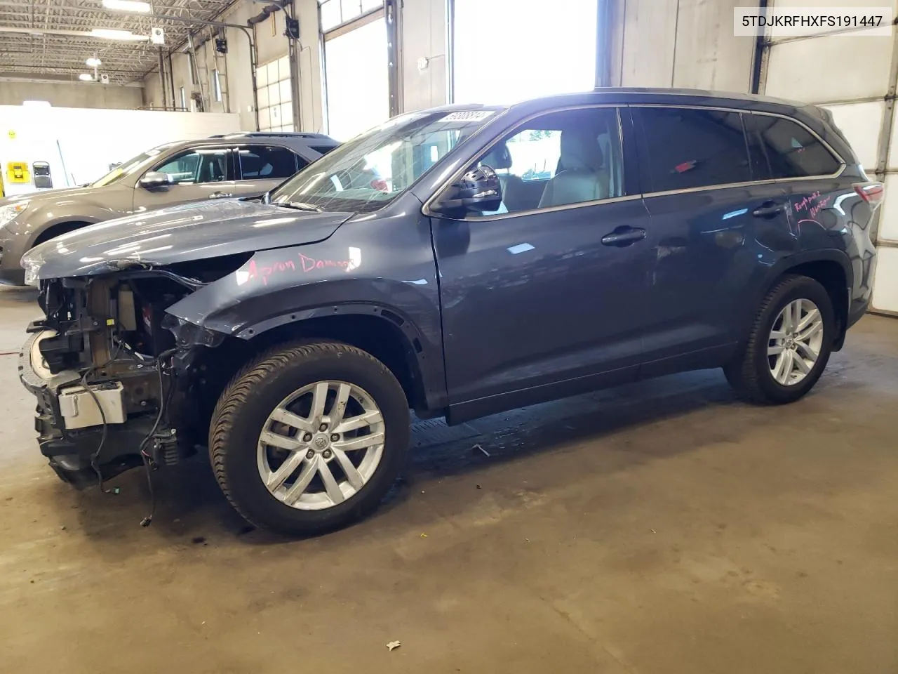 2015 Toyota Highlander Xle VIN: 5TDJKRFHXFS191447 Lot: 69308814