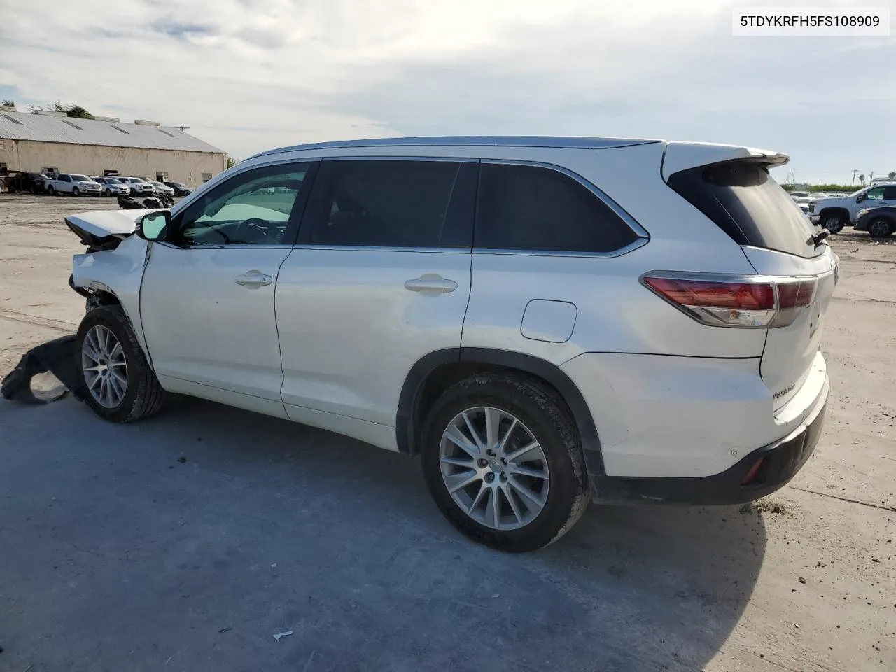 2015 Toyota Highlander Limited VIN: 5TDYKRFH5FS108909 Lot: 69642474