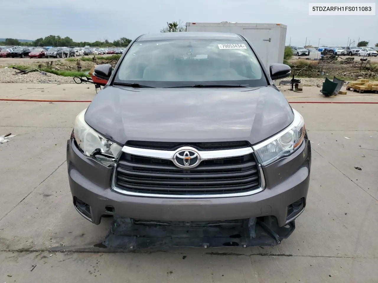 5TDZARFH1FS011083 2015 Toyota Highlander Le