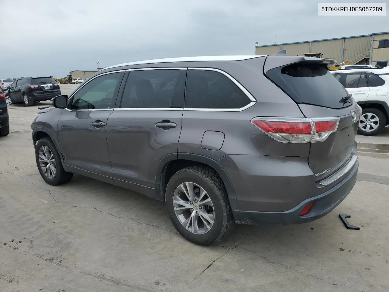 2015 Toyota Highlander Xle VIN: 5TDKKRFH0FS057289 Lot: 70219304