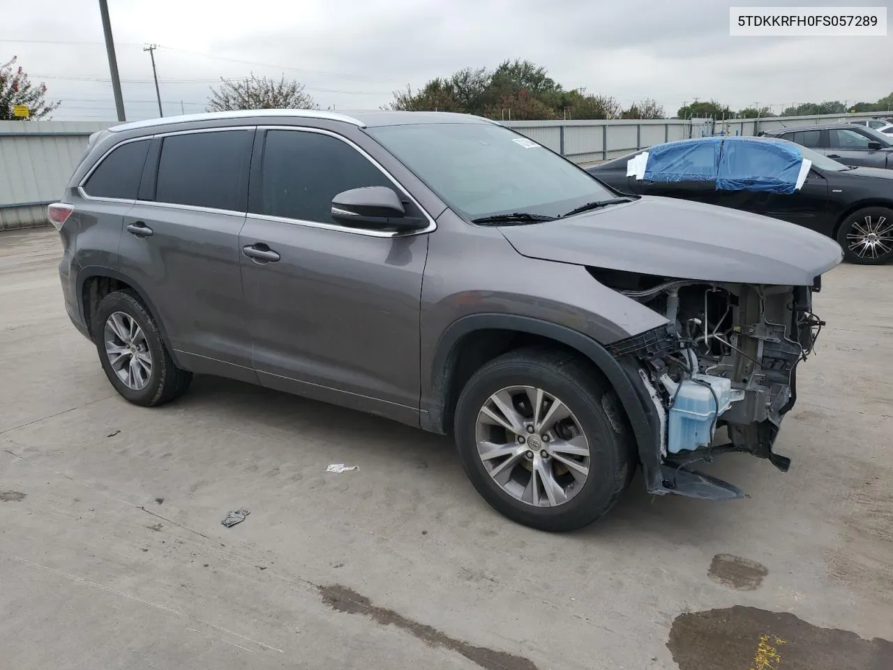 2015 Toyota Highlander Xle VIN: 5TDKKRFH0FS057289 Lot: 70219304