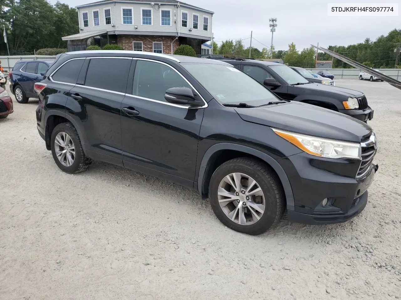 2015 Toyota Highlander Xle VIN: 5TDJKRFH4FS097774 Lot: 70441134