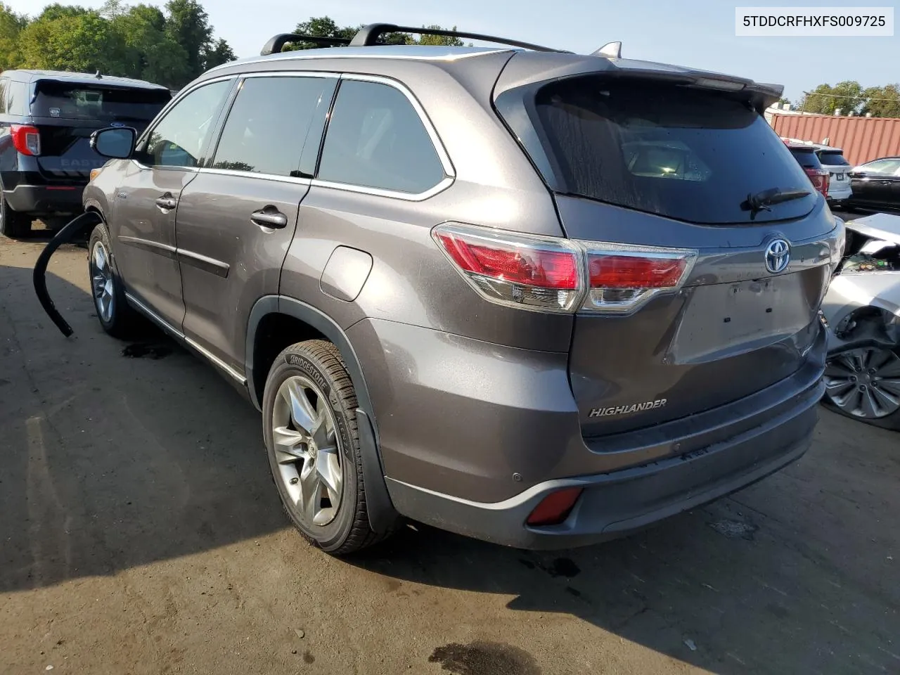 2015 Toyota Highlander Hybrid Limited VIN: 5TDDCRFHXFS009725 Lot: 71092454