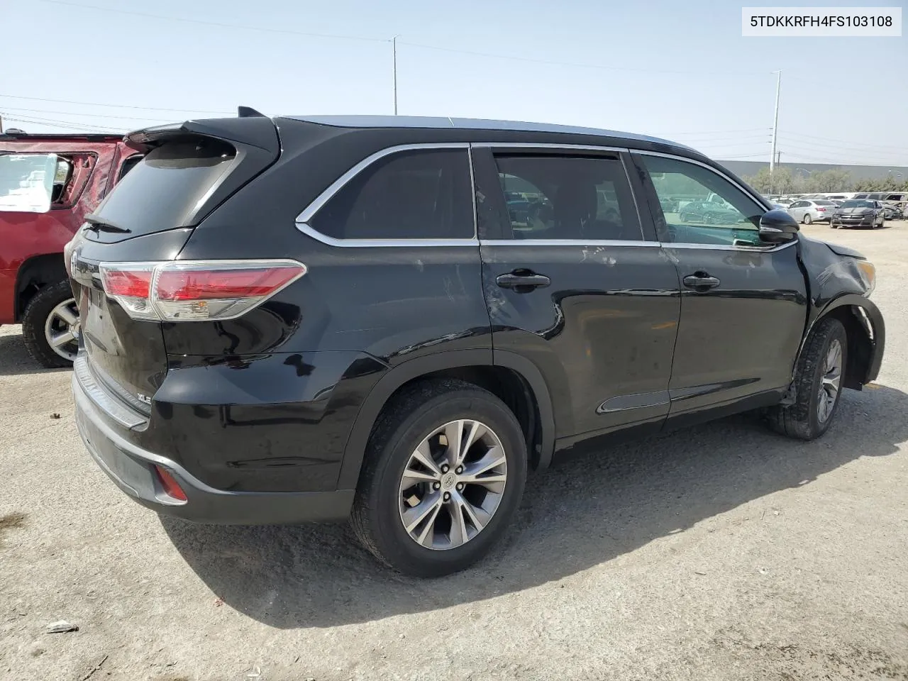 2015 Toyota Highlander Xle VIN: 5TDKKRFH4FS103108 Lot: 71494524