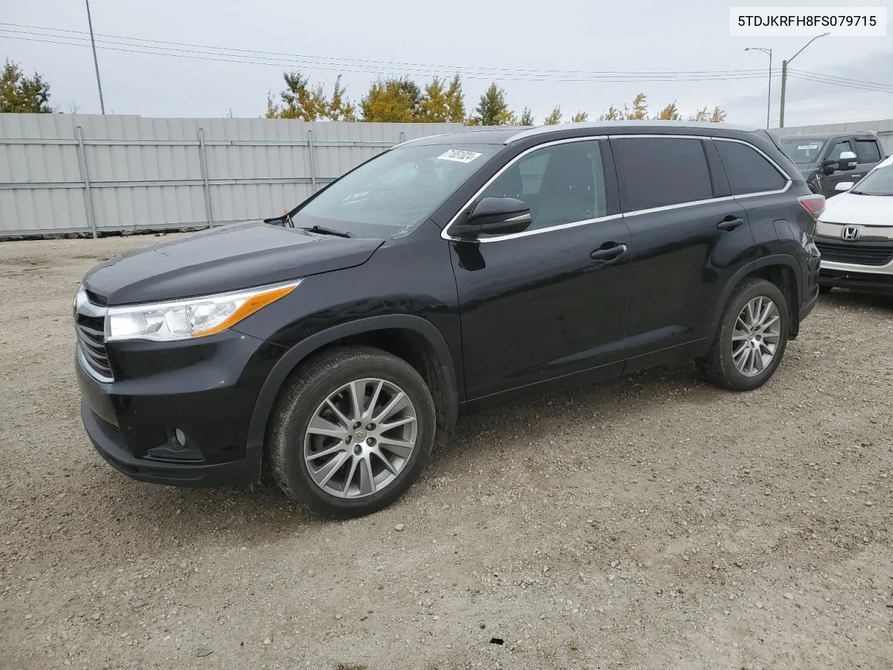 2015 Toyota Highlander Xle VIN: 5TDJKRFH8FS079715 Lot: 71851824