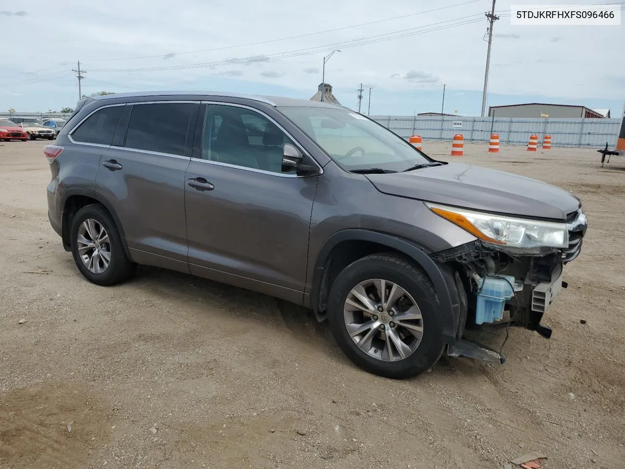 2015 Toyota Highlander Xle VIN: 5TDJKRFHXFS096466 Lot: 71959384