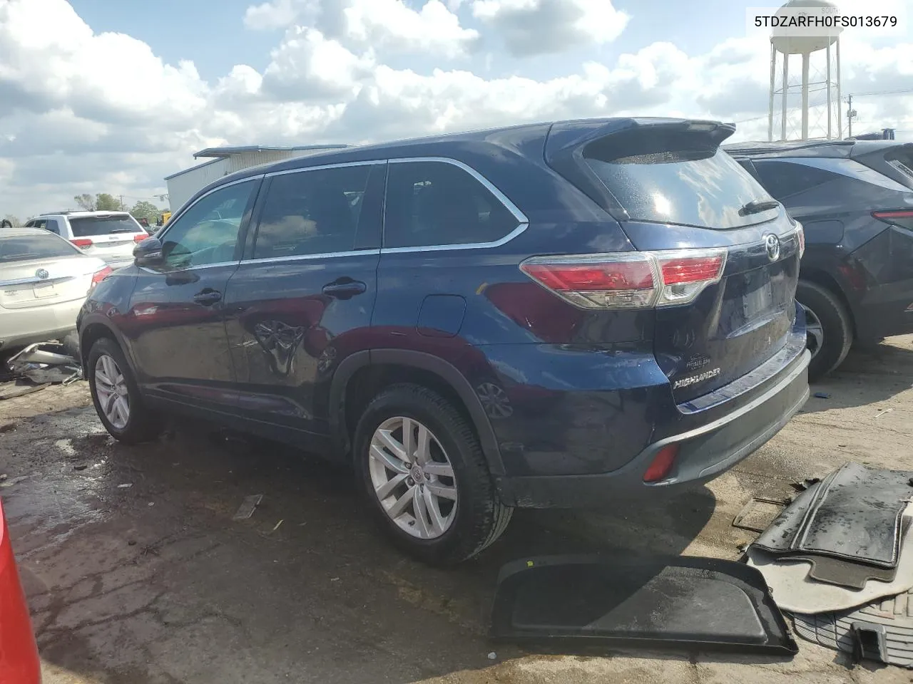 2015 Toyota Highlander Le VIN: 5TDZARFH0FS013679 Lot: 72242554