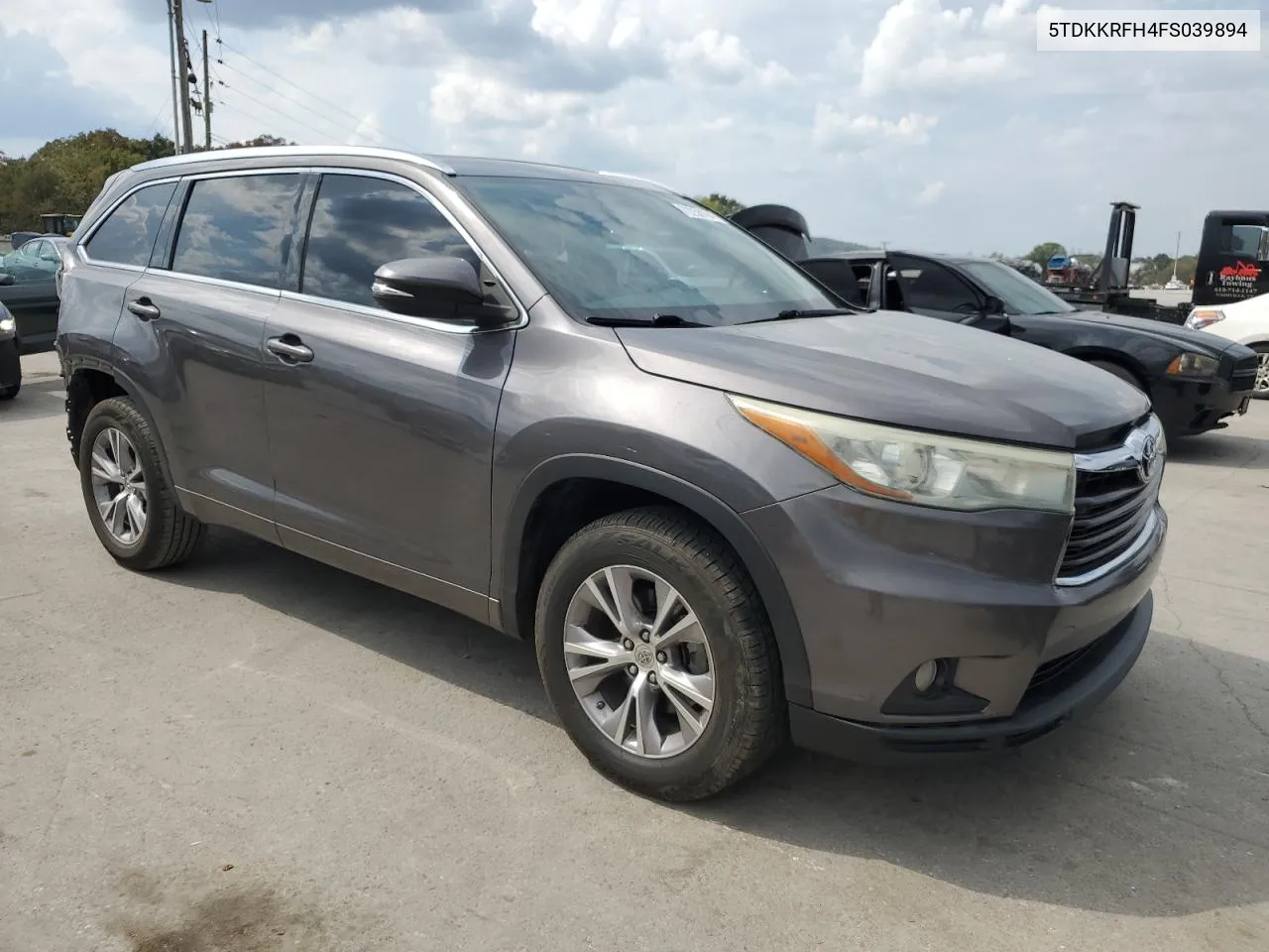 2015 Toyota Highlander Xle VIN: 5TDKKRFH4FS039894 Lot: 72258194