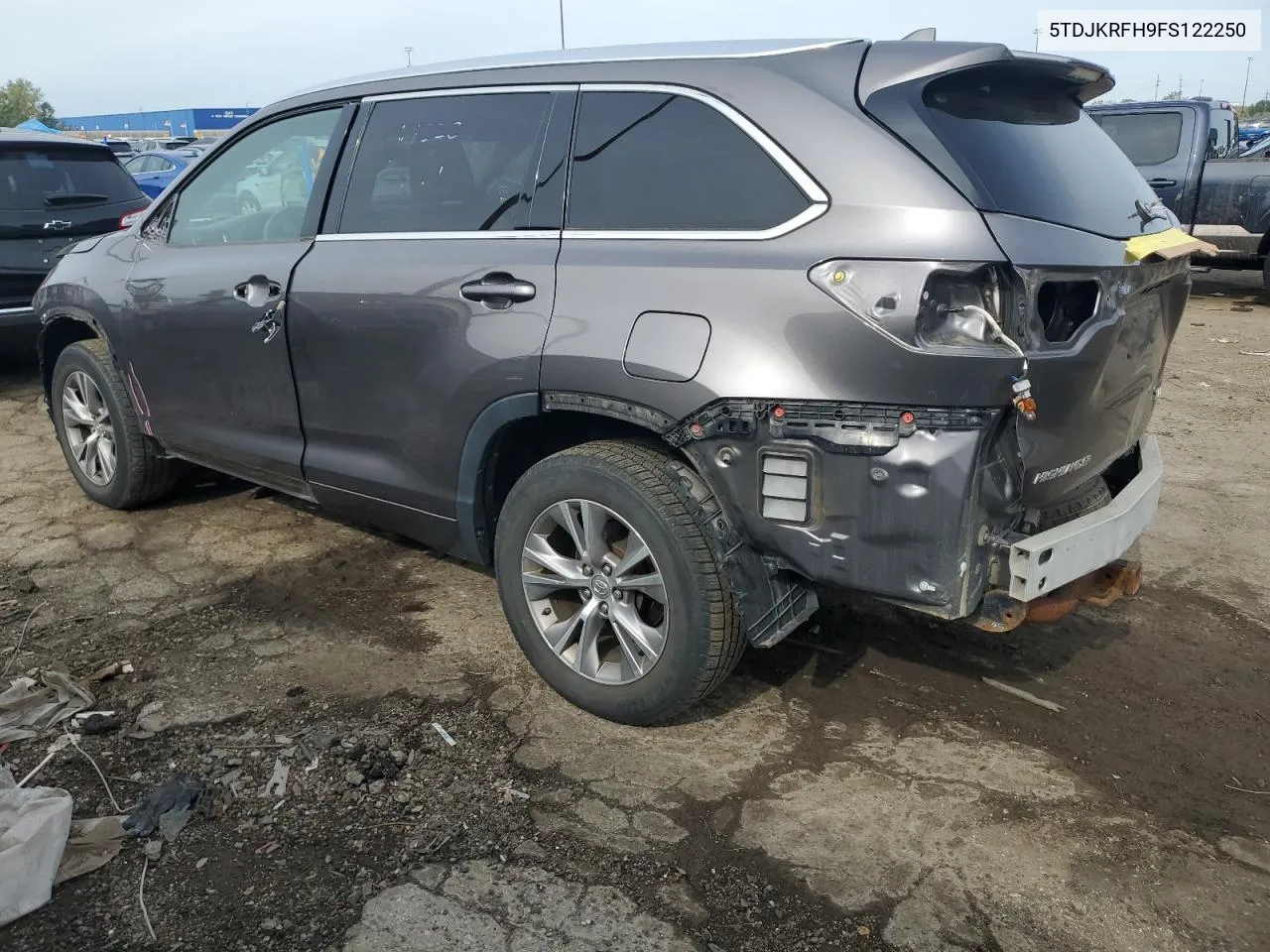 5TDJKRFH9FS122250 2015 Toyota Highlander Xle