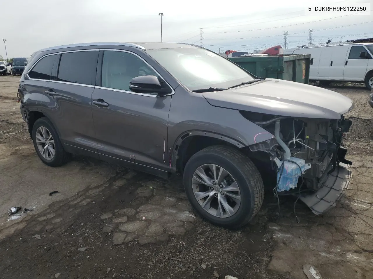 5TDJKRFH9FS122250 2015 Toyota Highlander Xle