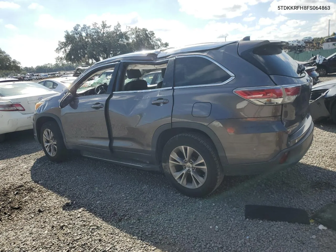 2015 Toyota Highlander Xle VIN: 5TDKKRFH8FS064863 Lot: 72704994