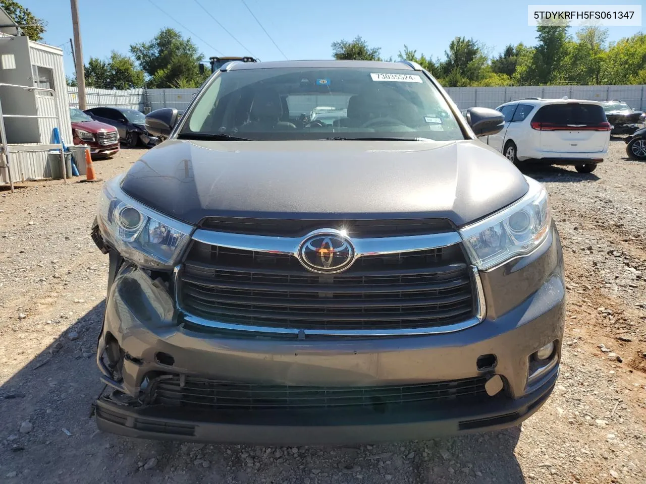 5TDYKRFH5FS061347 2015 Toyota Highlander Limited