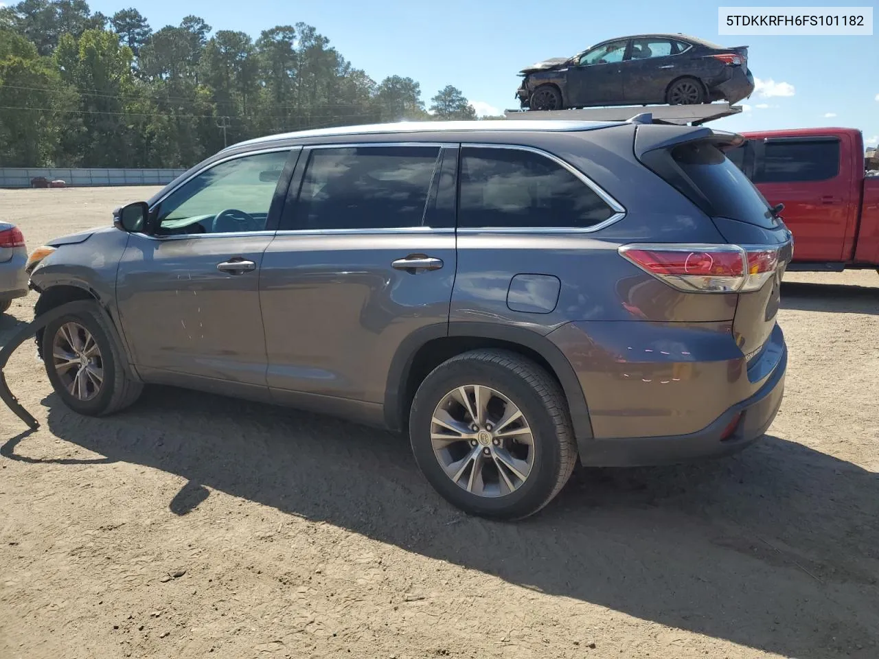 5TDKKRFH6FS101182 2015 Toyota Highlander Xle