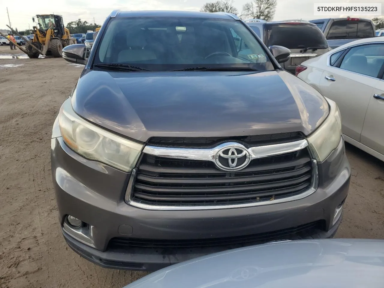 2015 Toyota Highlander Limited VIN: 5TDDKRFH9FS135223 Lot: 73924954