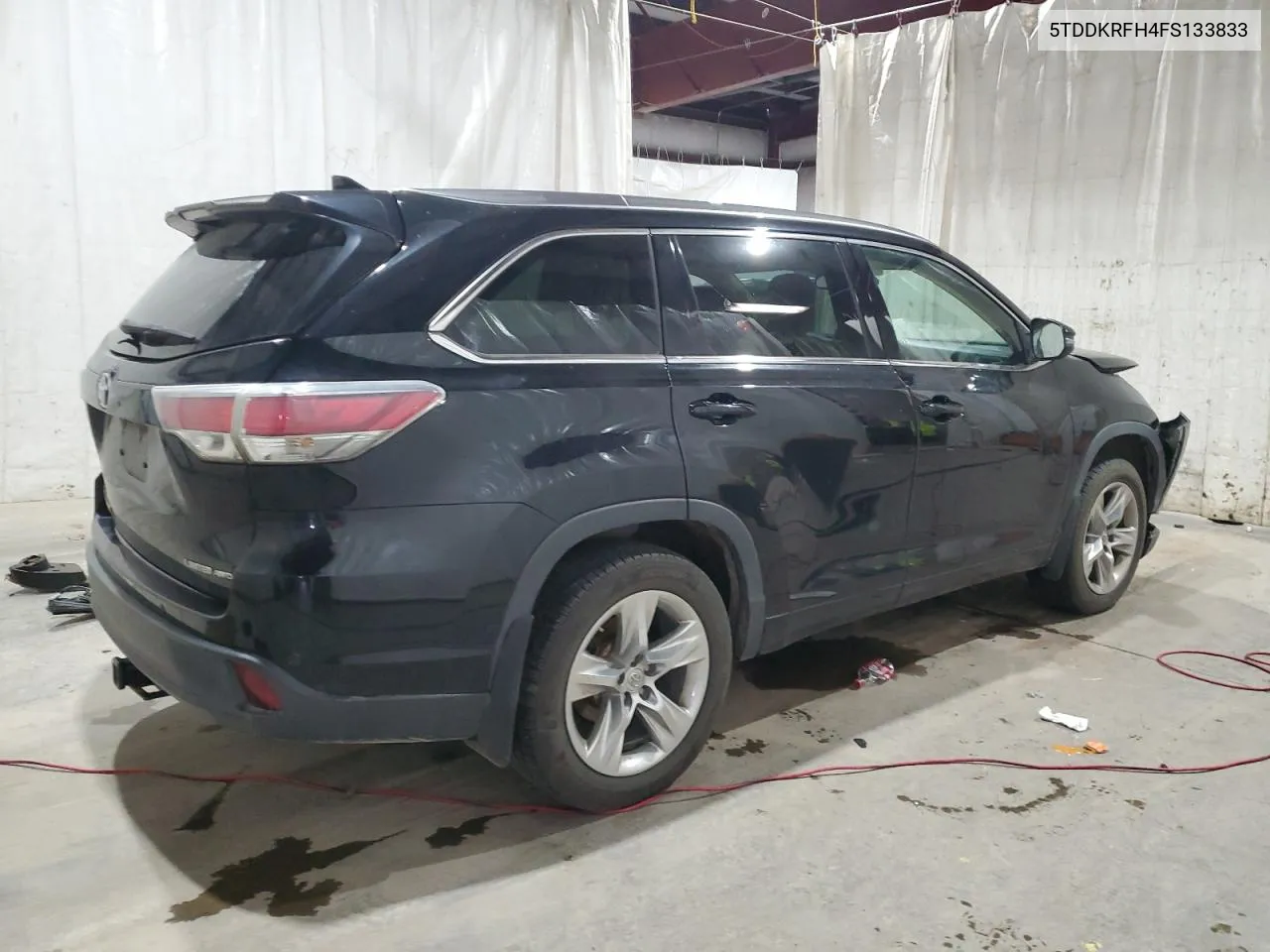 2015 Toyota Highlander Limited VIN: 5TDDKRFH4FS133833 Lot: 75261564