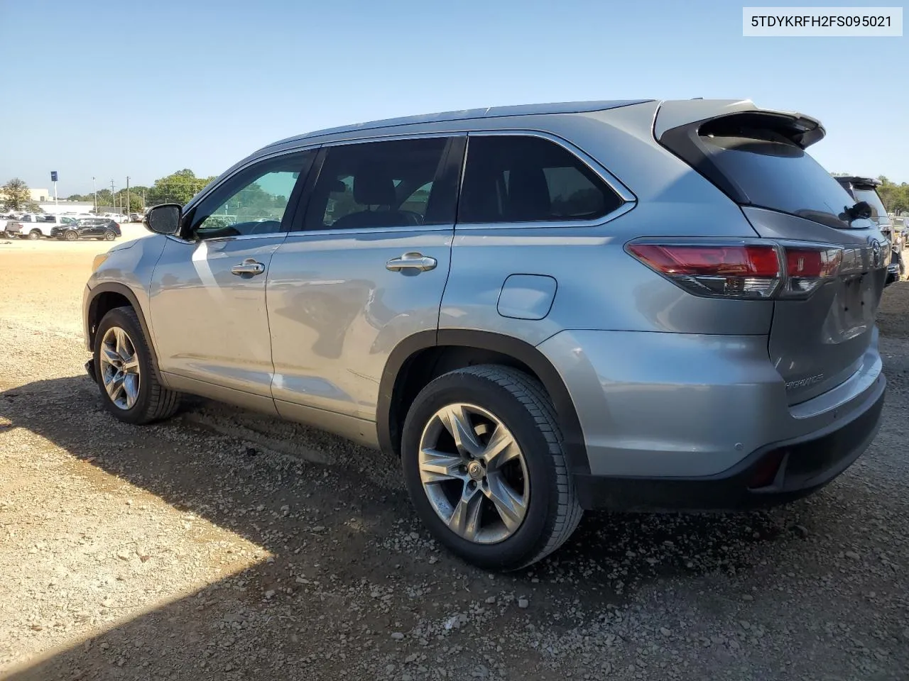 2015 Toyota Highlander Limited VIN: 5TDYKRFH2FS095021 Lot: 75560014