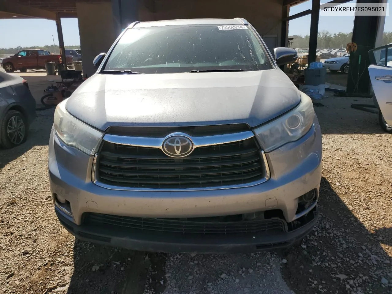 5TDYKRFH2FS095021 2015 Toyota Highlander Limited