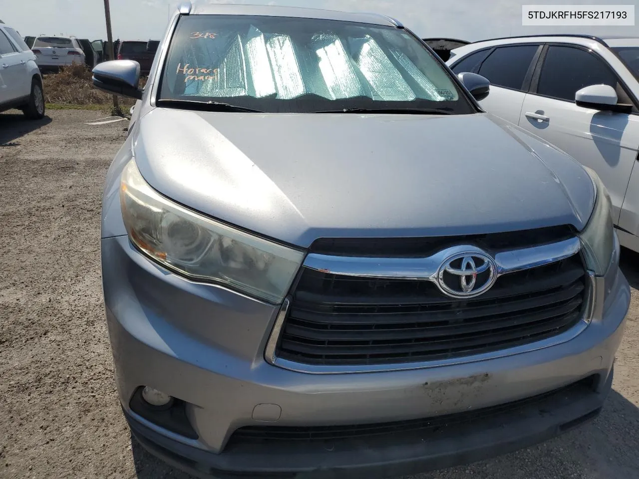 5TDJKRFH5FS217193 2015 Toyota Highlander Xle