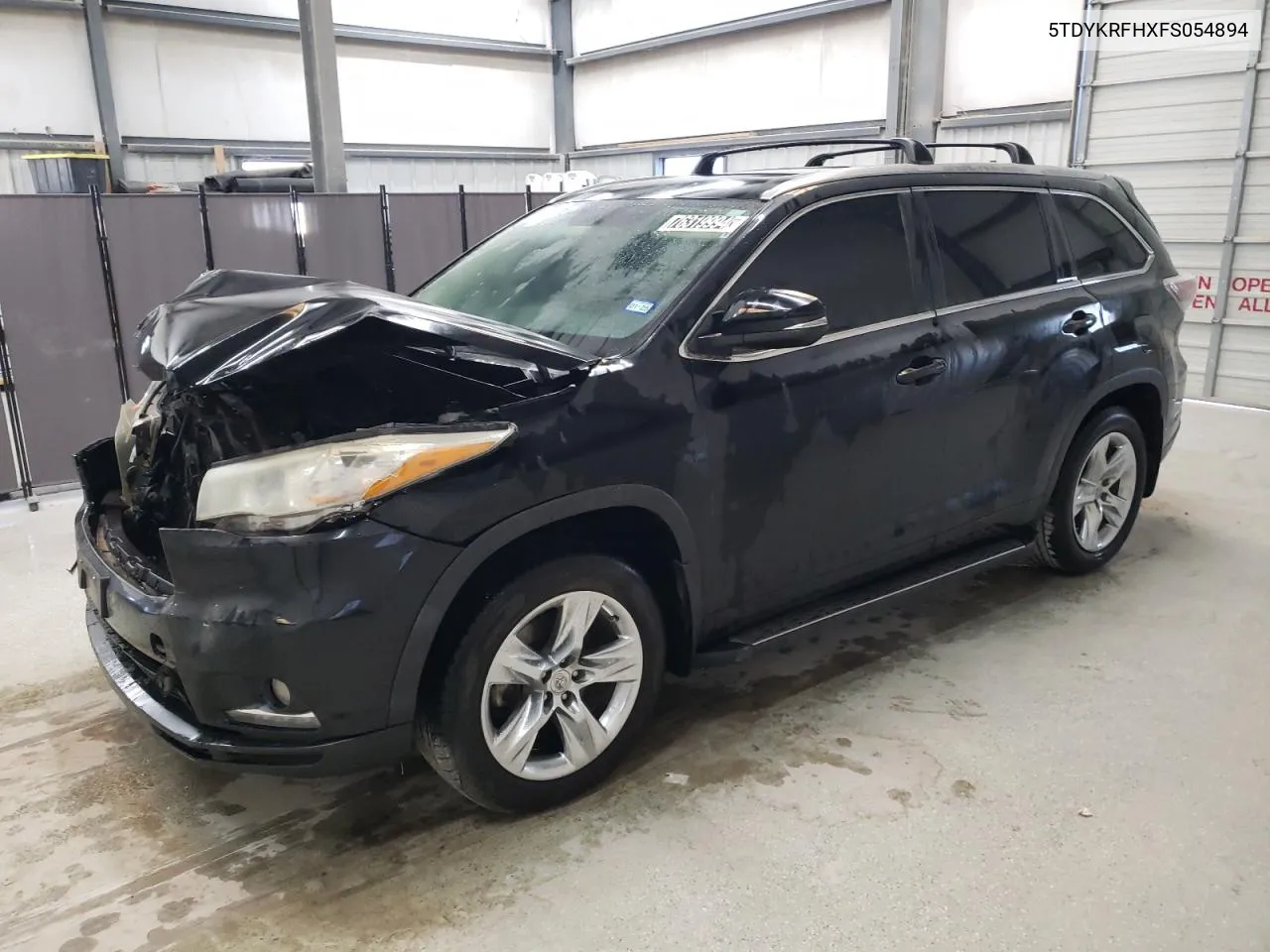 2015 Toyota Highlander Limited VIN: 5TDYKRFHXFS054894 Lot: 76319994