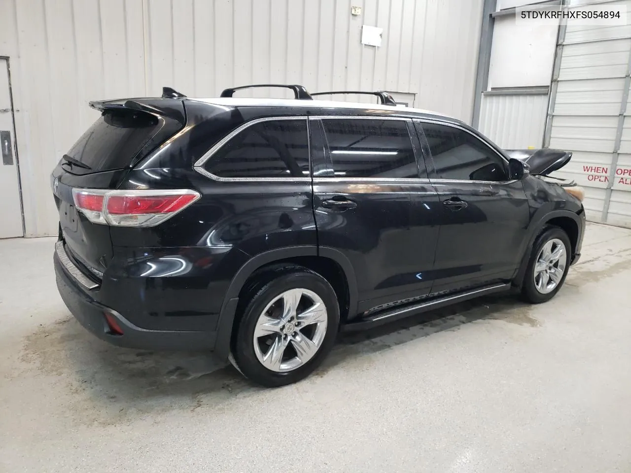 2015 Toyota Highlander Limited VIN: 5TDYKRFHXFS054894 Lot: 76319994