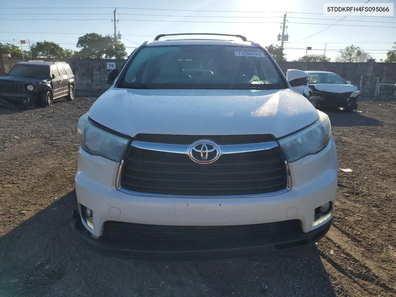 5TDDKRFH4FS095066 2015 Toyota Highlander Limited