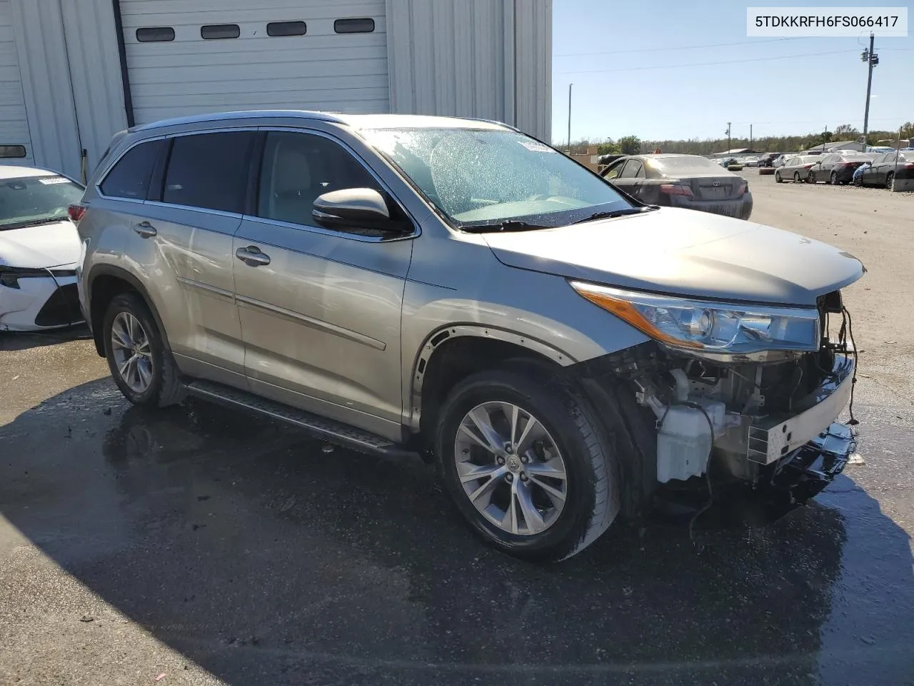 2015 Toyota Highlander Xle VIN: 5TDKKRFH6FS066417 Lot: 77401014