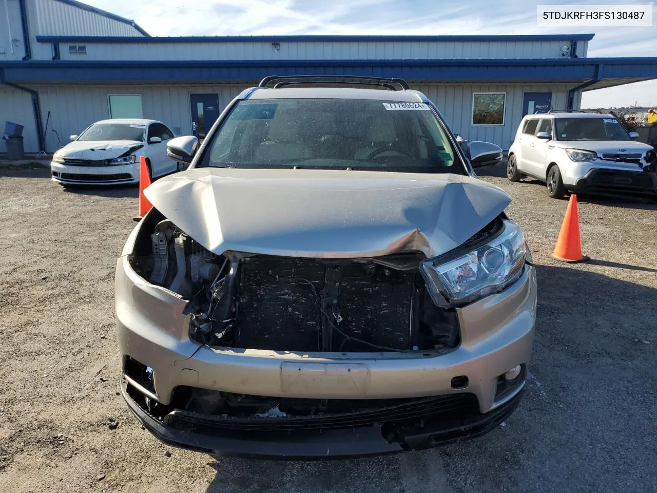 5TDJKRFH3FS130487 2015 Toyota Highlander Xle