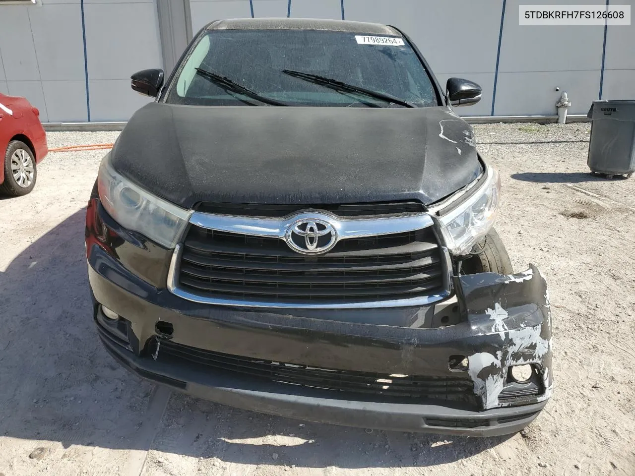 2015 Toyota Highlander Le VIN: 5TDBKRFH7FS126608 Lot: 77989264