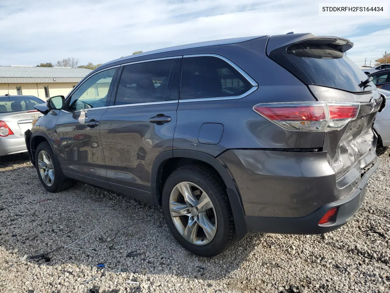 2015 Toyota Highlander Limited VIN: 5TDDKRFH2FS164434 Lot: 78057784