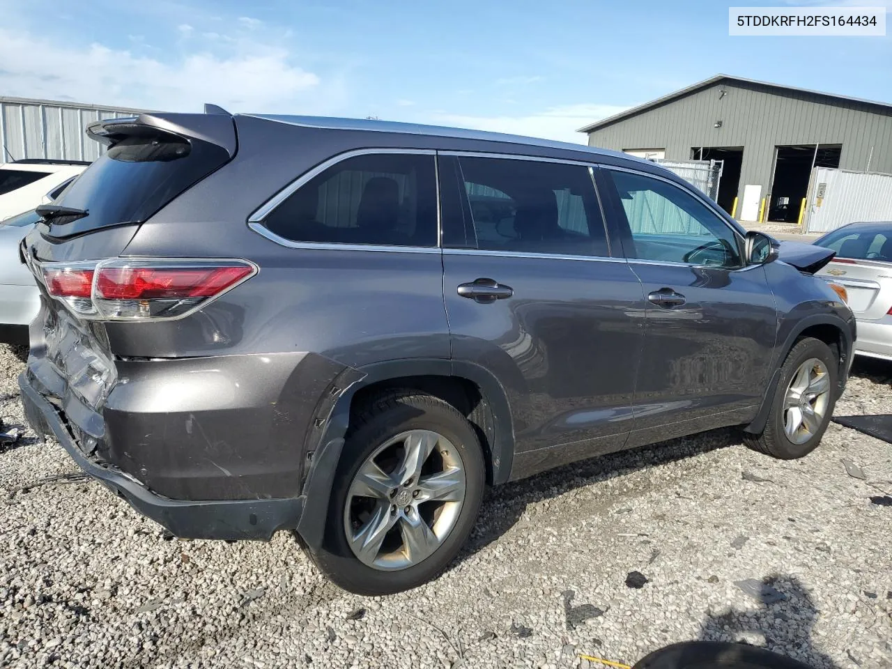 5TDDKRFH2FS164434 2015 Toyota Highlander Limited