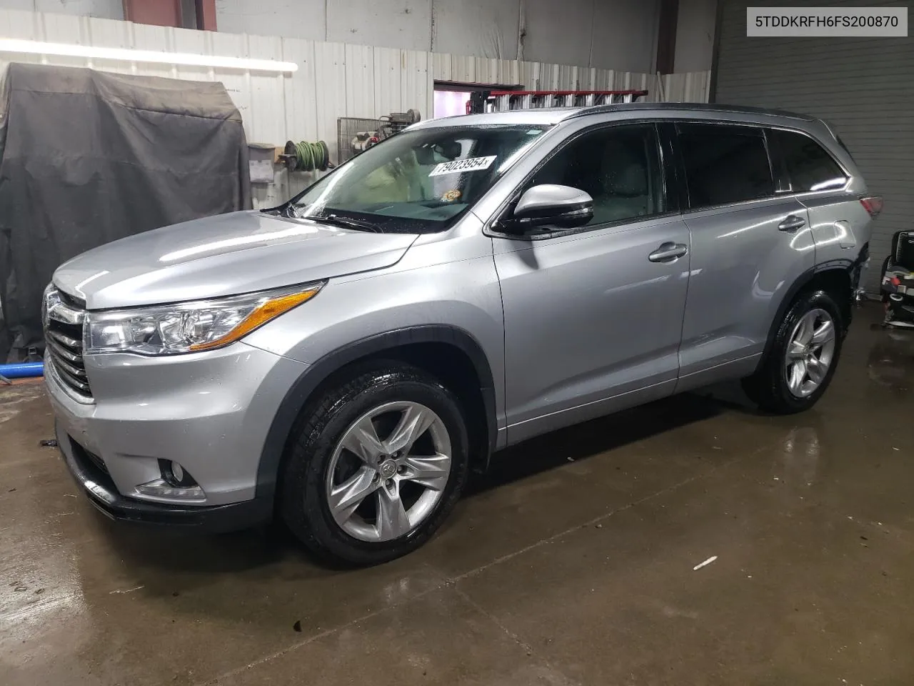 2015 Toyota Highlander Limited VIN: 5TDDKRFH6FS200870 Lot: 79023954