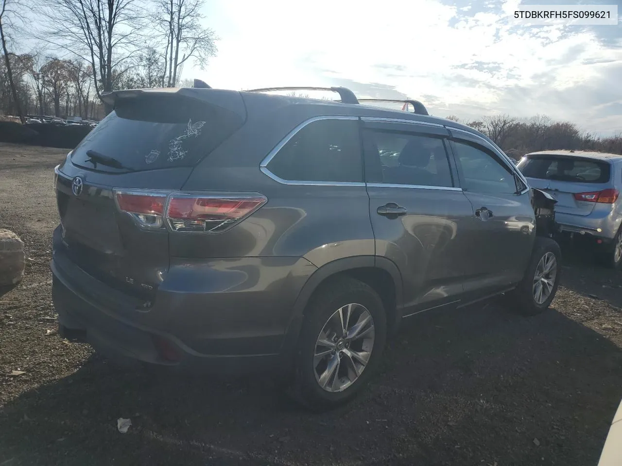 2015 Toyota Highlander Le VIN: 5TDBKRFH5FS099621 Lot: 79287524