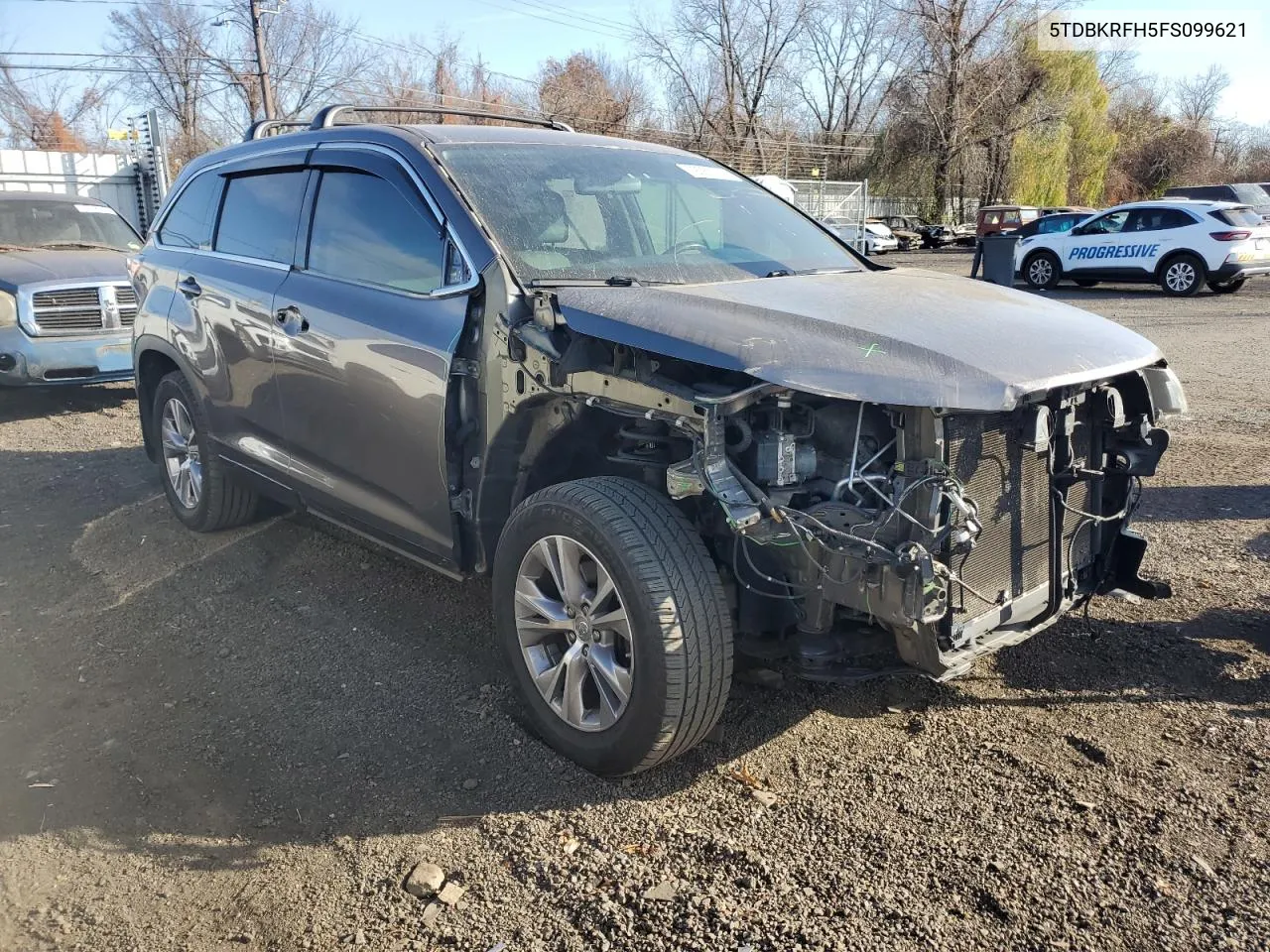 2015 Toyota Highlander Le VIN: 5TDBKRFH5FS099621 Lot: 79287524