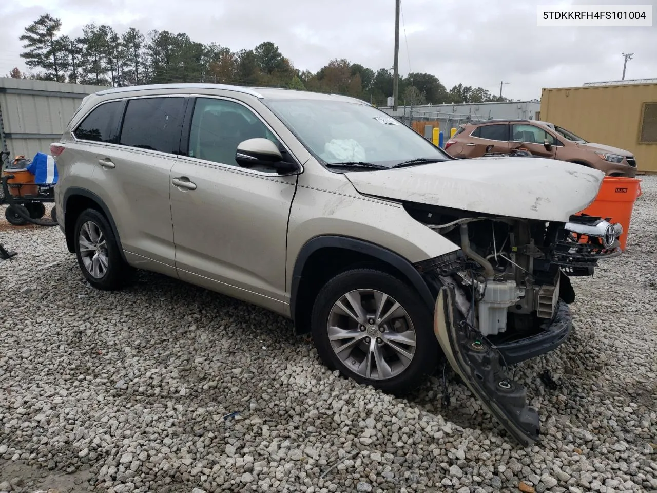 5TDKKRFH4FS101004 2015 Toyota Highlander Xle