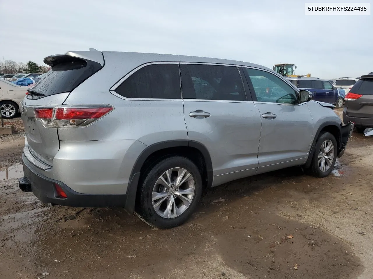 2015 Toyota Highlander Le VIN: 5TDBKRFHXFS224435 Lot: 79926254