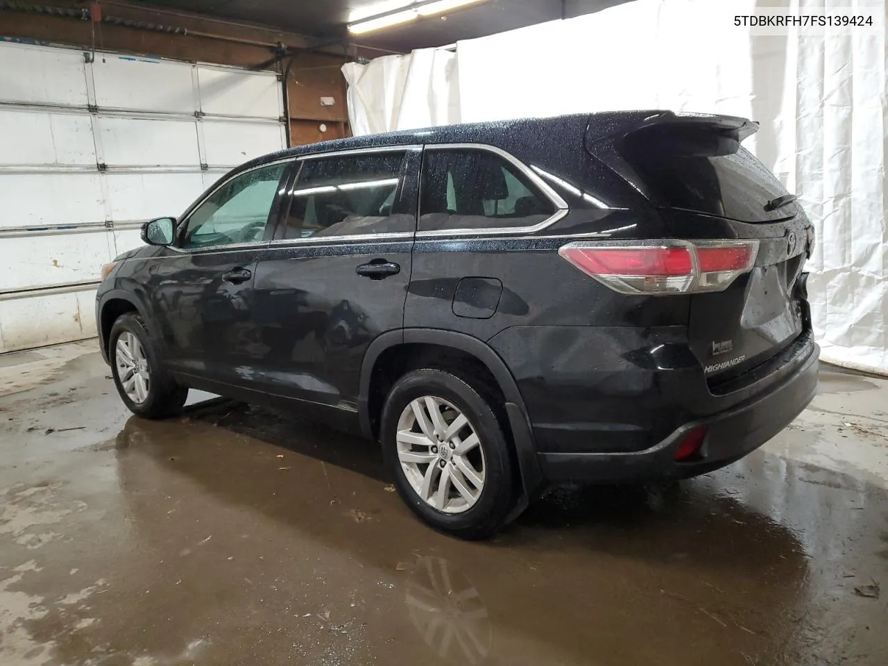 2015 Toyota Highlander Le VIN: 5TDBKRFH7FS139424 Lot: 80150864